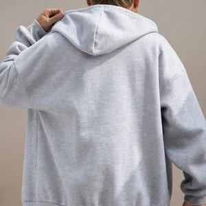 Cartamodello per felpa con zip da uomo, cartamodello per felpa da uomo, cartamodello per felpa da uomo, cartamodello per cucito da uomo, cartamodelli da uomo, cartamodelli per felpa da uomo immagine 3