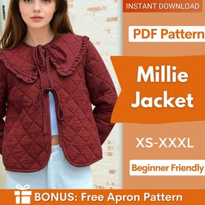 Jacket Pattern Women | Coat Pattern | Sewing Patterns | Jacket Pattern | Women Sewing Pattern Jacket Coat | Beginner Jacket, Quilted Jacket