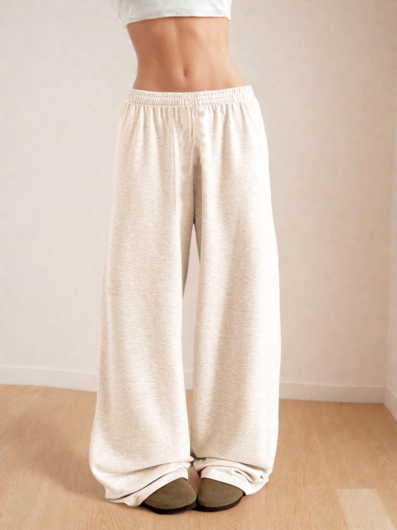 Patrón de costura para pantalones de pierna ancha / Patrón de costura para pantalones con cinturilla elástica para mujer / Patrón de pantalones / Patrón de costura para mujer / Pantalón Palazzo para mujer imagen 3