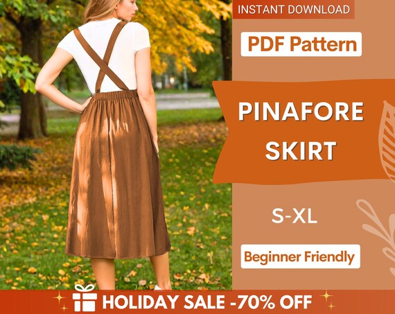 Pinafore skirt xl hotsell