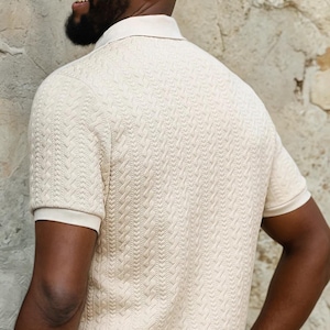 Men Polo Shirt Sewing Pattern | Polo Pattern | Men's Shirt Sewing Pattern, Summer Shirt Pattern Men, Shirt Pattern Men Polo image 2