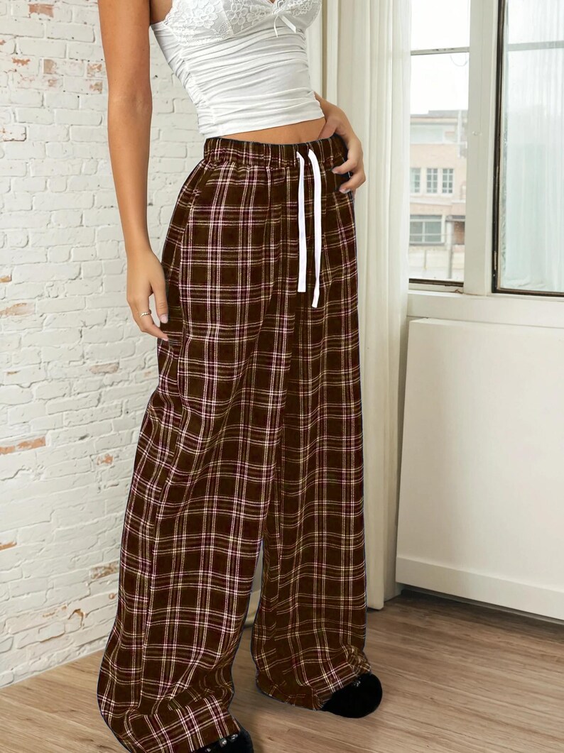 Patron de couture de pantalon de pyjama large, Patron de pyjama pour femme, Pantalon de pyjama pour femme, Patron de pyjama, Patrons de couture femme, Pantalon de pyjama oversize image 3