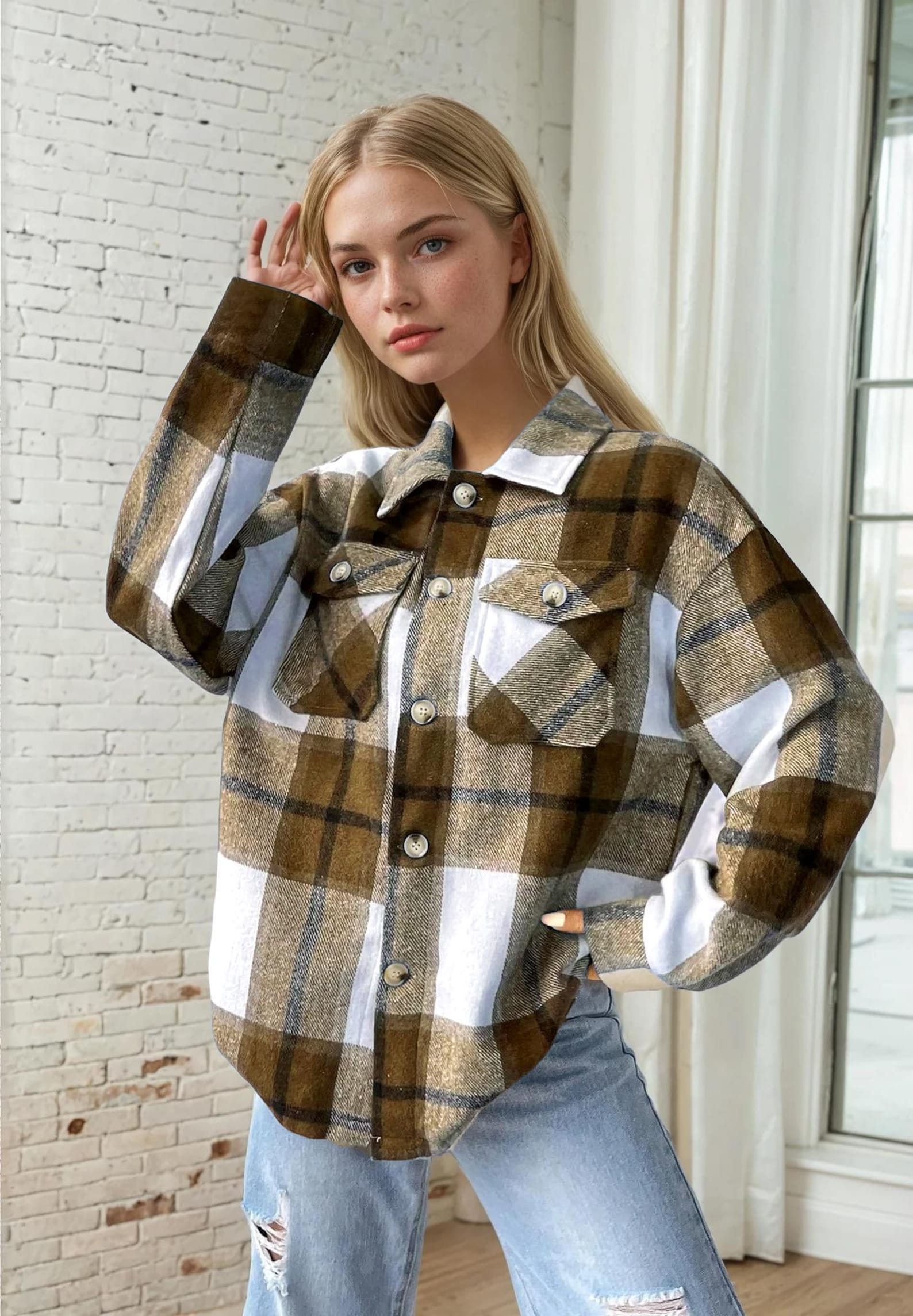 Shirt Jacket Pattern, Women Shirt Sewing Pattern, Women's Jacket ...