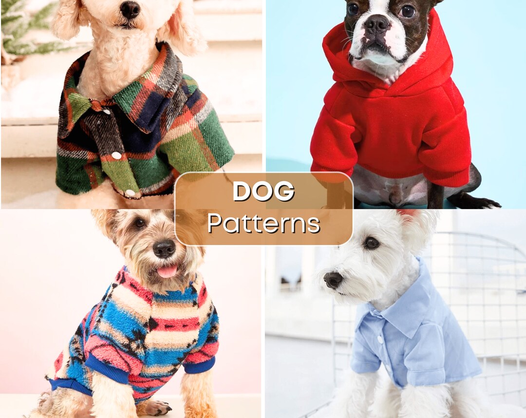 Shirt Sewing Pattern for Dog, Dog Pattern, Dog Sewing Pattern, Dog