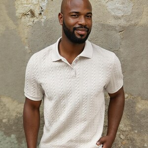 Men Polo Shirt Sewing Pattern | Polo Pattern | Men's Shirt Sewing Pattern, Summer Shirt Pattern Men, Shirt Pattern Men Polo image 3