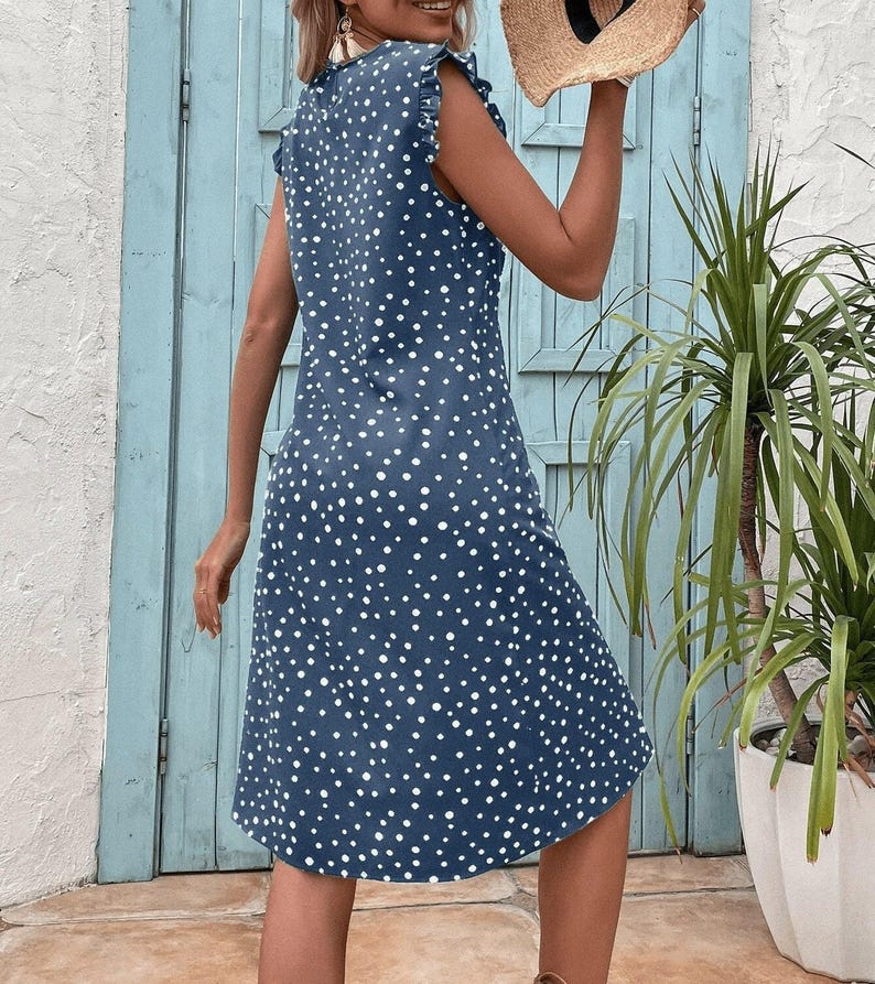 Dress Sewing Pattern | Ruffle Dress Pattern| Easy dress pattern | Girl Dress Pattern | Women Dress Pattern | Dress for women PDF Pattern image 2