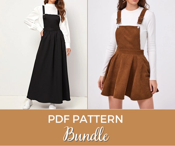 Apron PDF Sewing Pattern for Women Plus Size Pinafore Apron Sewing Pattern  Women Plus Size Instant Download Japan Style Apron Pattern -  Israel