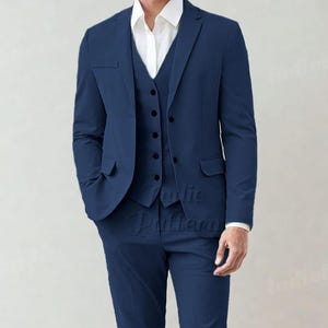 Men Suit Jacket Pattern | Jacket Sewing Pattern Men | Sewing Pattern Men Blazer | Men's Pattern | Suit Pattern For Men | Men Sewing Pattern image 3