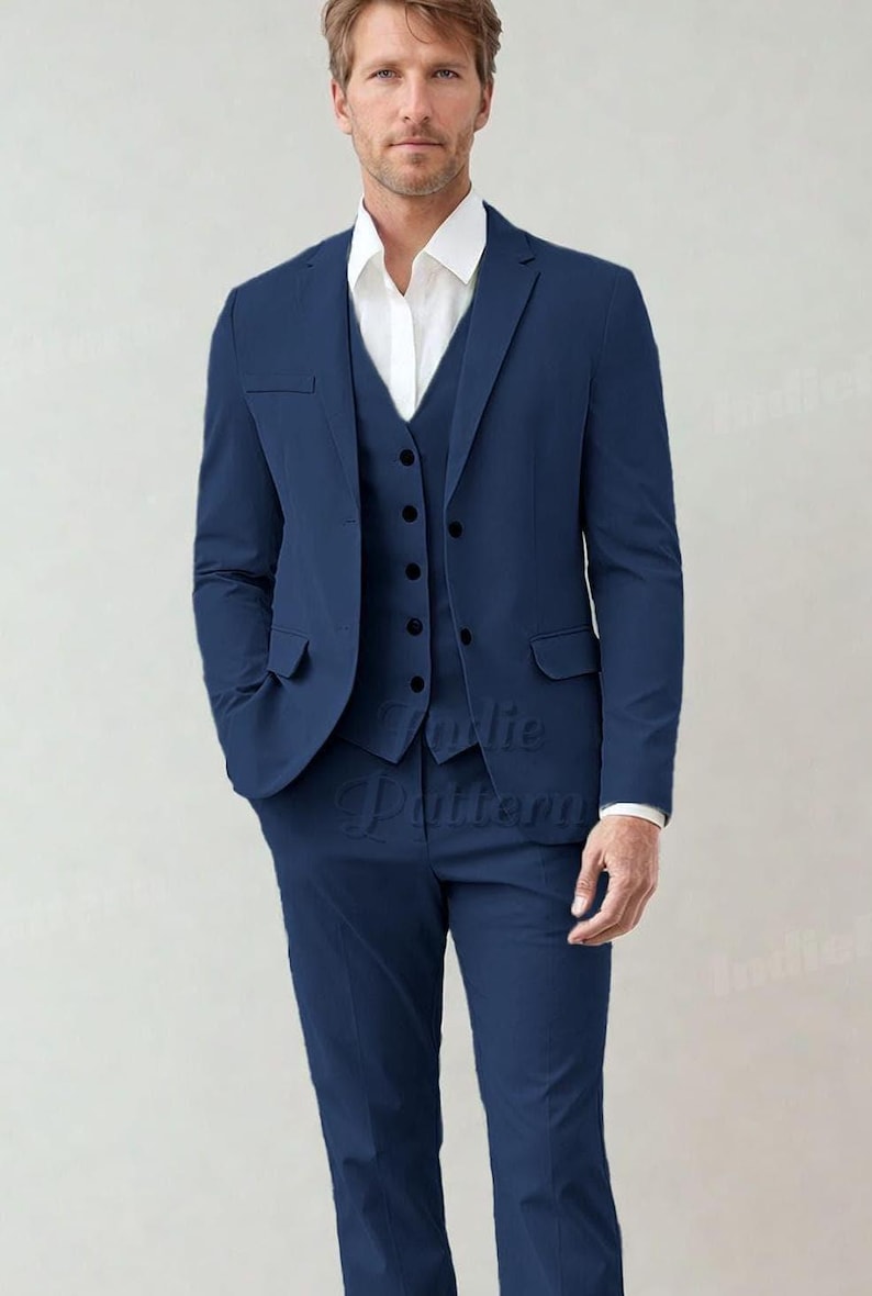 Men Suit Jacket Pattern | Jacket Sewing Pattern Men | Sewing Pattern Men Blazer | Men's Pattern | Suit Pattern For Men | Men Sewing Pattern image 3