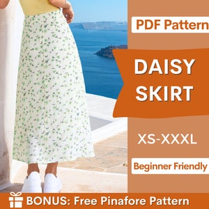 Skirt Pattern, Sewing Patterns, Sewing patterns for Women, Skirt Patterns for Women, Long Skirt, Womens Skirt Pattern, Maxi Skirt Pattern,