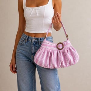 Pleated Bag Pattern | Hobo Bag Sewing Pattern | Purse Sewing Pattern | Shoulder Bag | Women Bag Pattern | Beginner Bag Pattern image 2