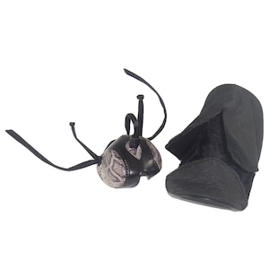 Falconry Hood Protector Pouch (fits snuggly on your belt) Dark green colour