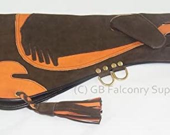 GB Falconry Triple skinned Extra Long sleeve with 2 D loops can hold 2 birds 18 inch long