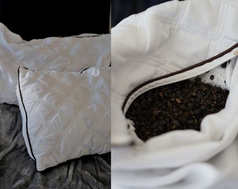 Australian Buckwheat Hull Pillow | Japanese Meditation| Natural Sustainable | Organic Adjustable | Farm Product |Chinese Traditional 50x30cm