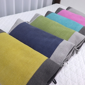 Colorful natural buckwheat neck pillow(Ver.1)/high quality cotton cover/cervical support/for neck pain/orthopedic/Korea pillow/6 colors