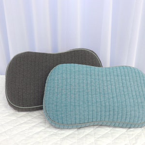 Peanut-shape memory foam shoulder neck pillow/cervical support/pillows for neck pain/orthopedic/neck disc/removable cover/small pillow