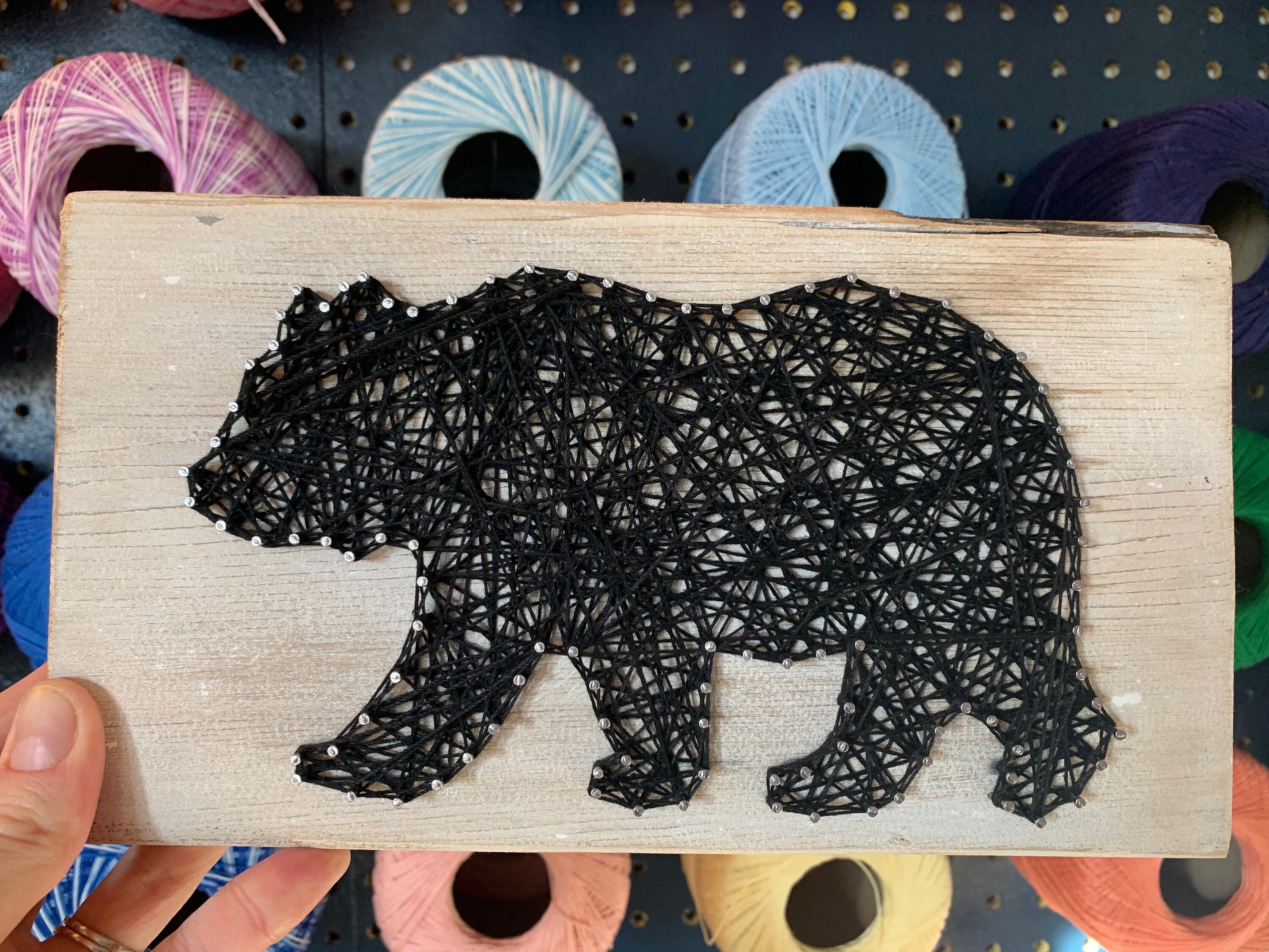 DIY Bear String Art Kit Etsy