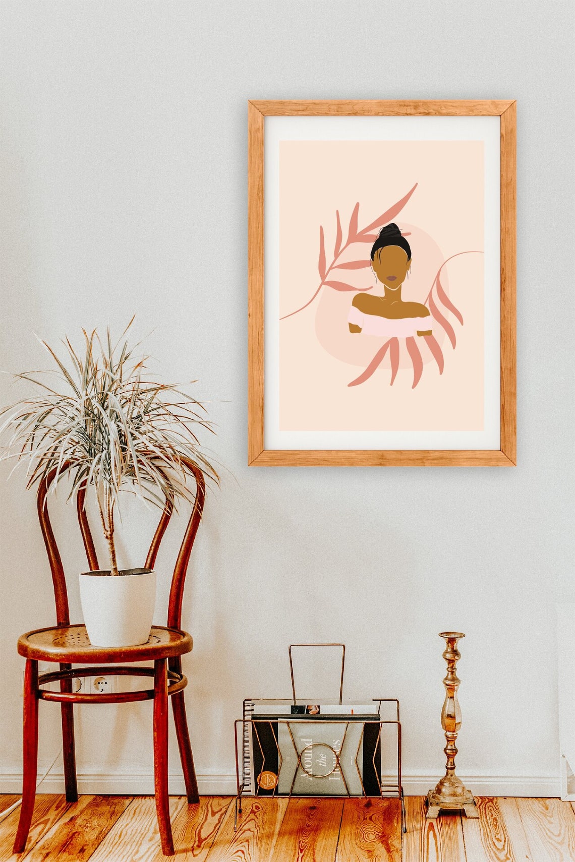 Abstract Woman of Color 2 Wall Art Print (digital File) - Etsy