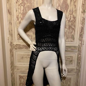 black pullover dress Atsuro Tayama