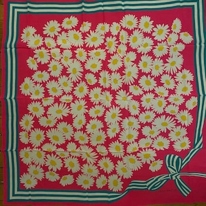 Scarf en soie Jean Patou Vintage