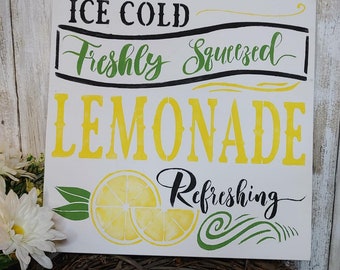 Lemonade 25 Cent Sign Etsy