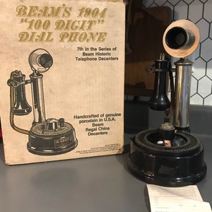 Jim Beam 1904 ‘100 digit’ Dial Phone Decanter