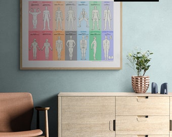 Meridian Acupuncture Point Reference Chart