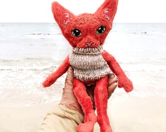 Sphynx plush cat, Bald cat, Sphynx cat lover&#39;s gift, Personalized toy, Custom made Plush, Gift for the Cat lover, Replica of your Cat