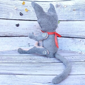 Cat Sphynx Plush, Hairless cat, Kawaii Sphynx, Cat Sphynx doll, Cat lover gift, Pet sympathy gift image 3