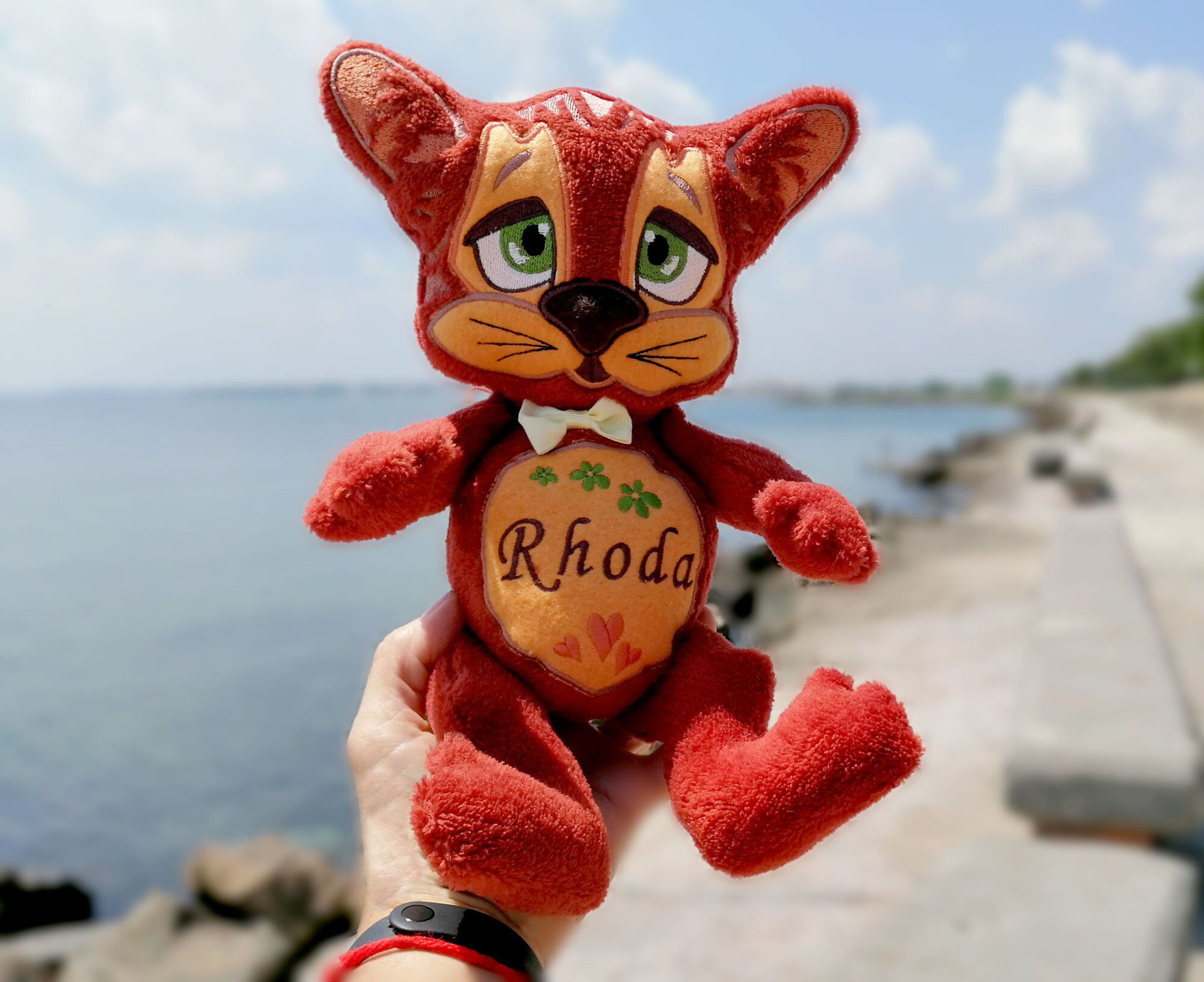 Custom Plush Cat Ginger kitty Etsy