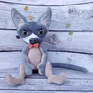 Cat Sphynx Plush, Hairless cat, Kawaii Sphynx, Cat Sphynx doll, Cat lover gift, Pet sympathy gift image 7