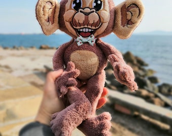 Animal en peluche de singe mignon, peluche de gorille, singe en peluche, chimpanzé singe, jouet de singe, singe en peluche, bébé gechenk, commission en peluche personnalisée