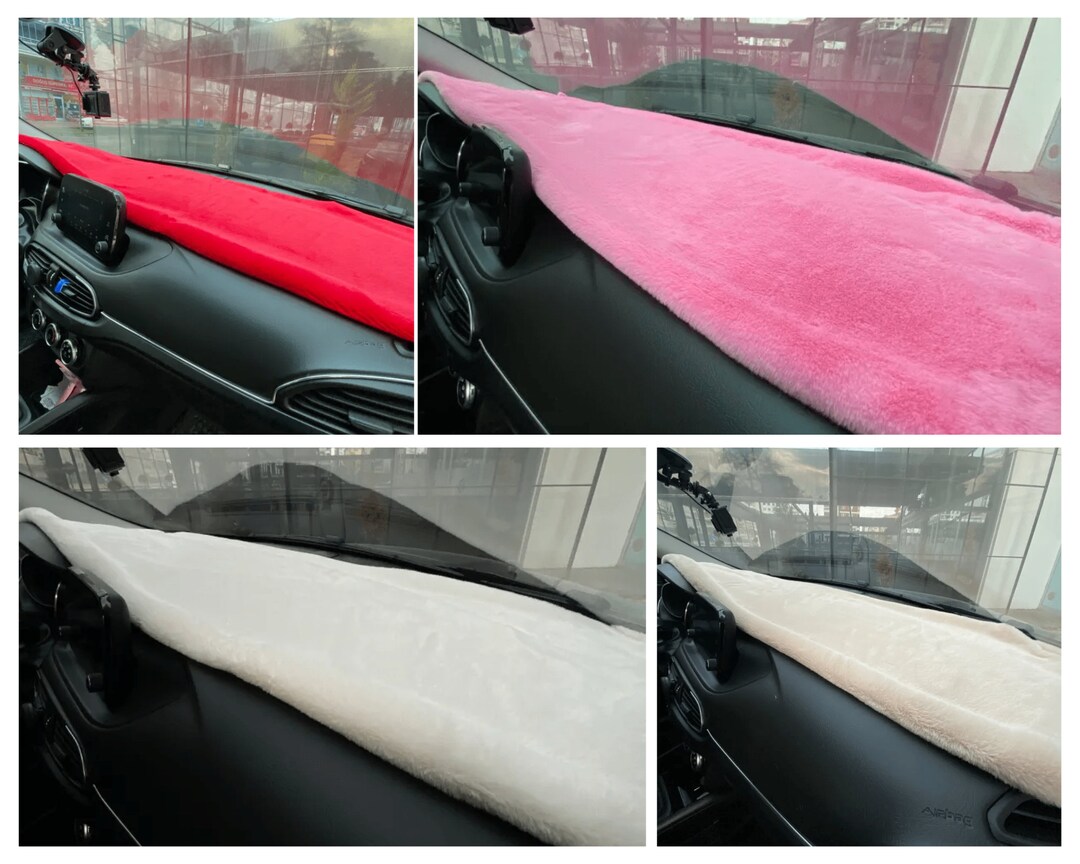 Car Dashboard Carpet Plush Car Dash Cover Mat Sunproof Dash Etsy