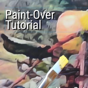 Easy Painting Guide with Paint-Over Templates - Instructions, Ideas, Hints, 27 Page Tutorial + DIY Samples (Digital Download)