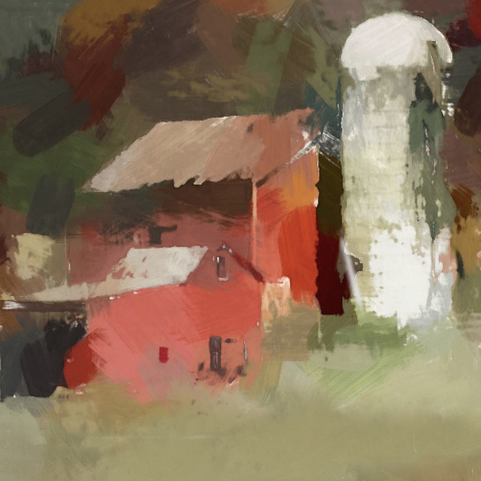 Have Fun Creating Your Own Art With Either or Both of Two Tinted, Paint ...