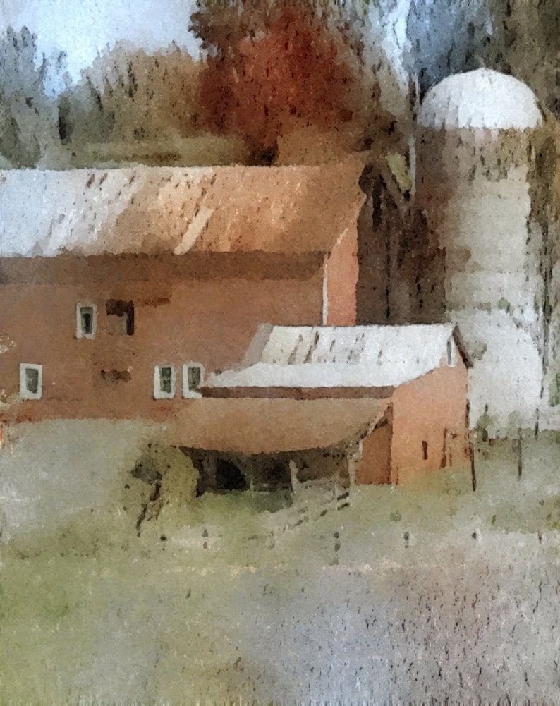 Create Watercolor Paintings of Four Old Barn Scenes on Fun, Easy, Do-it ...