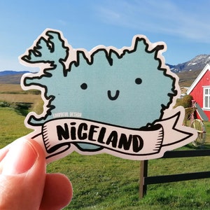 NICELAND! Bubble-free stickers - cutest souvenir from the Land of the Nice