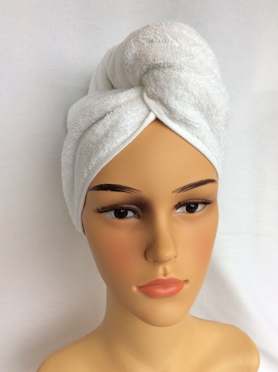 Spa Hair Towel Wrap - White / Hair Wrap