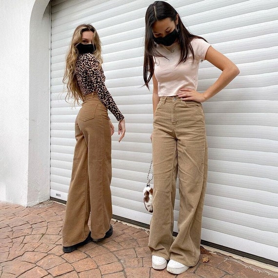 Corduroy Pants / High Waisted Pants 