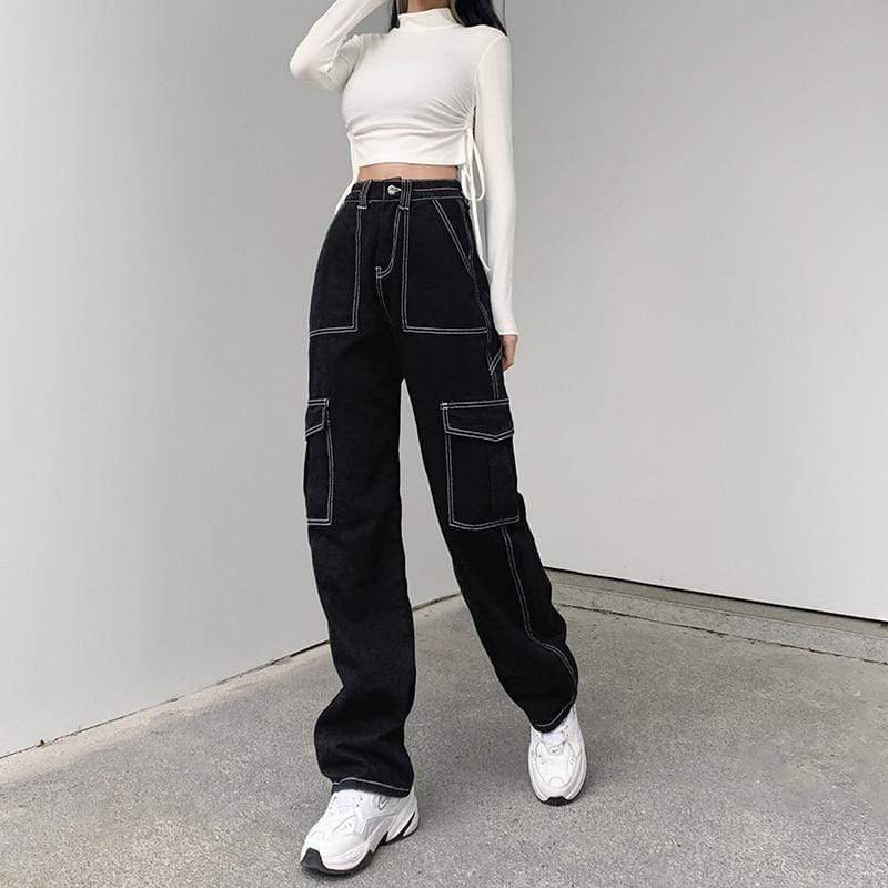 Black Womens Cargo Pants | ubicaciondepersonas.cdmx.gob.mx