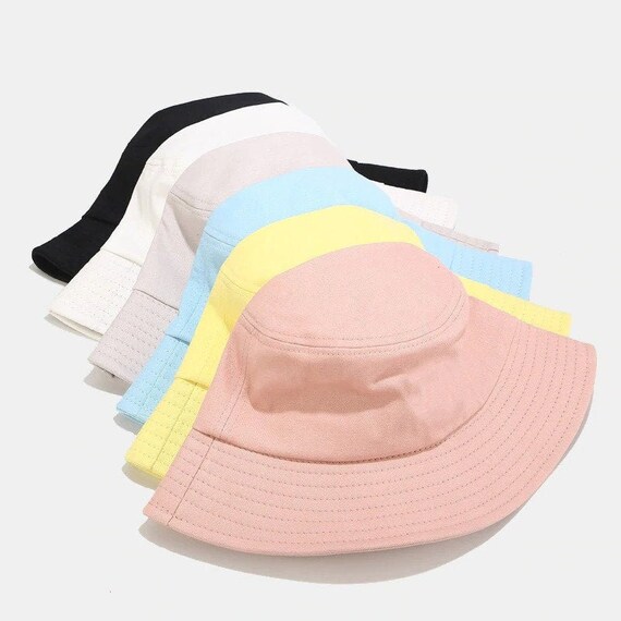 Bucket Hat Pastel Bucket Hat Summer Sun 
