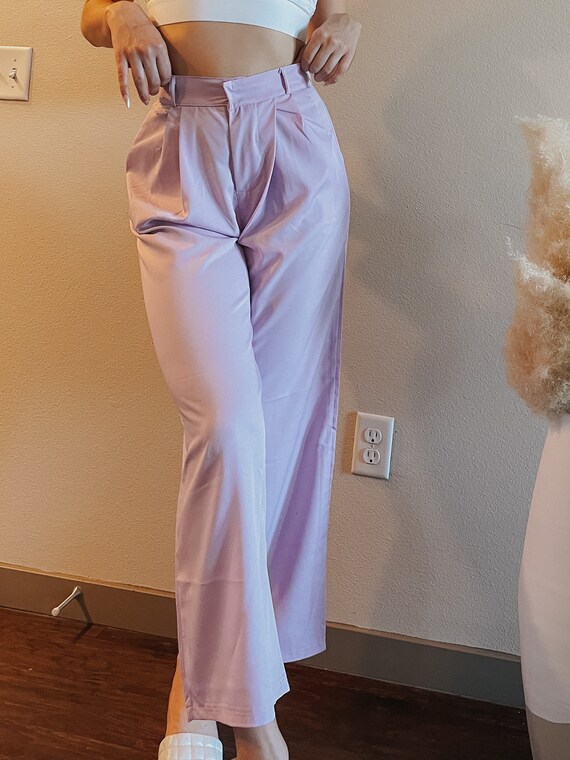 Harem Straight Pants Vintage High Waisted Wide Leg Baggy - Etsy