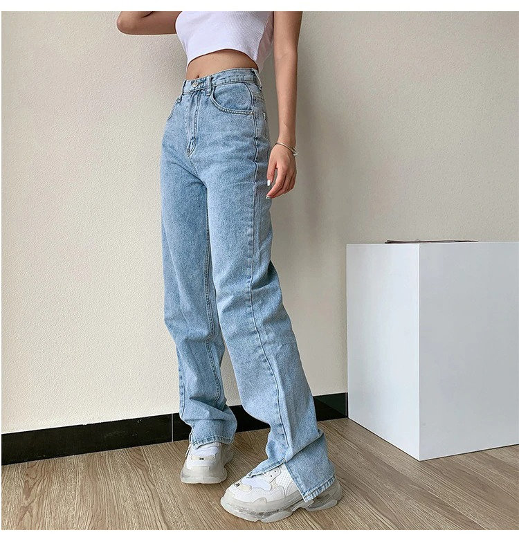 Y2K Baggy Jeans High Waisted Wide Leg Flare Jeans Straight - Etsy UK