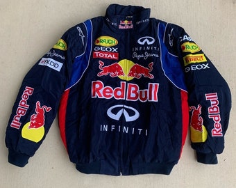 Racing Jacket Vintage Bomber Jacket F1 Redbull Streetwear - Etsy