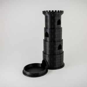 Zusammenklappbarer Würfelturm - 3D gedruckt - Tischspiele