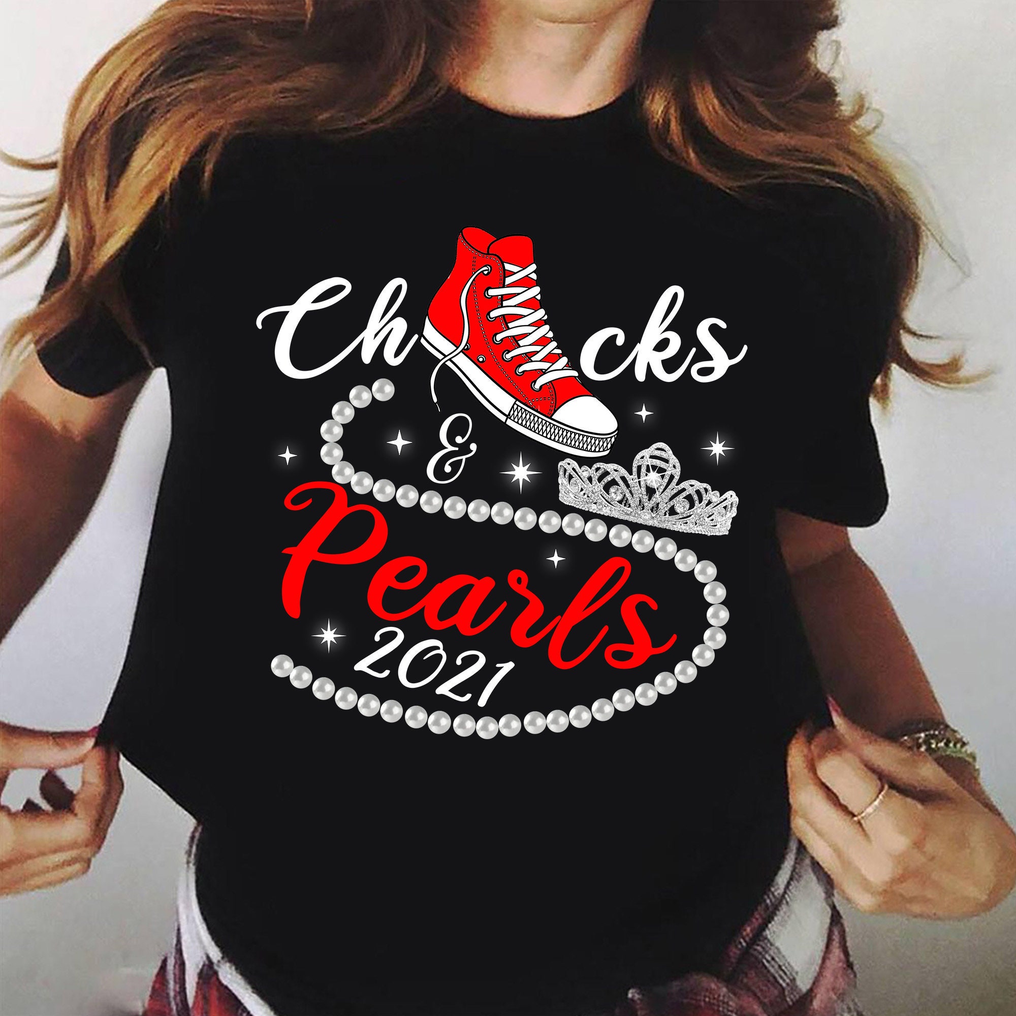 Chucks And Pearls T Shirt 2021 Inauguration T Shirt Etsy