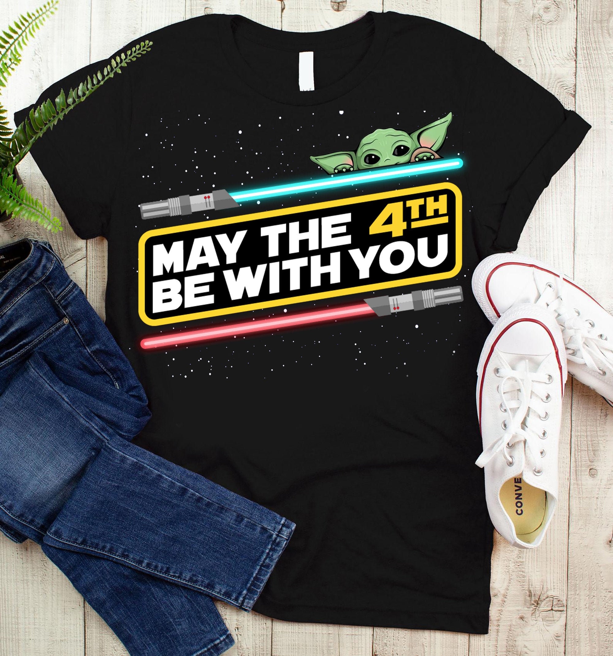 May the 4th Be With You Shirt Star Wars Themed T Shirt May Etsy