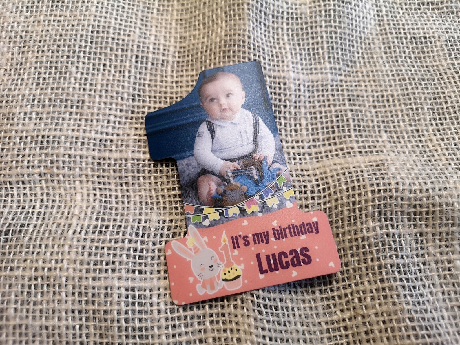 Personalized One Year Old Baby / First Birthday Fridge Etsy