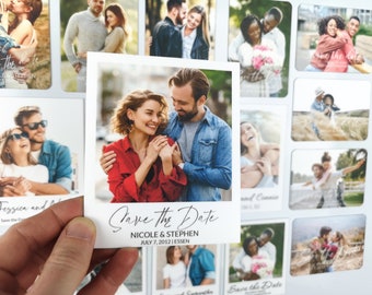 Personalized Save the date Photo Magnet / Custom Wedding  Fridge Photo Magnets / Save Our Date Photo Magnet / Fridge Magnets