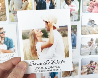 Personalized Save the date Photo Magnet / Custom Wedding  Fridge Photo Magnets / Save Our Date Photo Magnet / Fridge Magnets